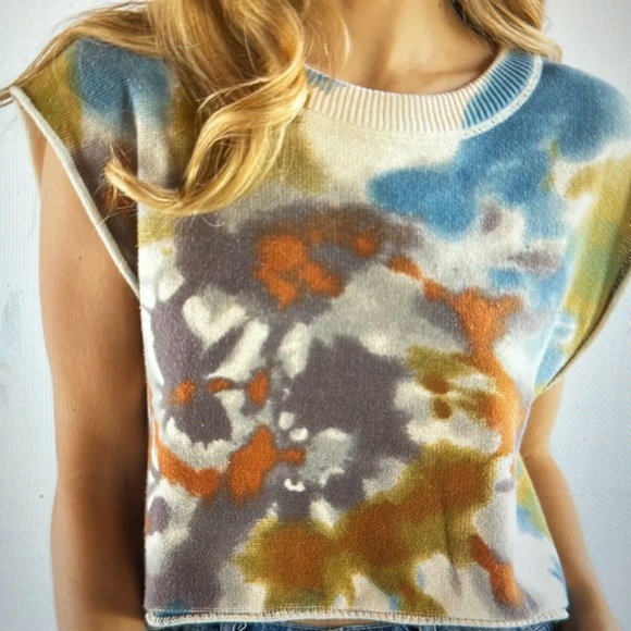 NATURAL LIFE Sweaters - Natural Life Sleeveless Sunset Sweater